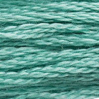 3849 - METALLIC TURQUOISE GREEN - DMC STRANDED EMBROIDERY THREAD