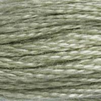 524 - PEBBLE GREEN - DMC STRANDED EMBROIDERY THREAD