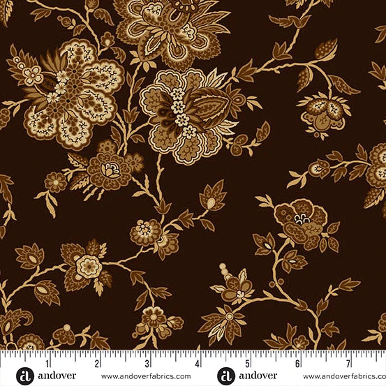 A-7269-K - TRUNK TREASURES - REGENCY - EBONY - JO MORTON - ANDOWER FABRICS